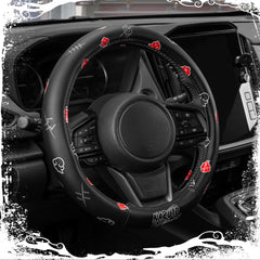 BDK Akatsuki edition steering cover adds dark elegance to any car interior