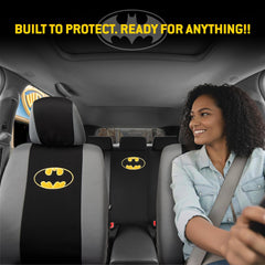BDK Batman 9pc seat covers rear seat guard against wear and spills