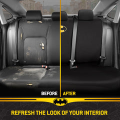 BDK Batman seat covers show side airbag compatibility for safety