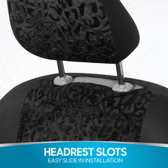 BDK Leopard car interior upgrade with bold print