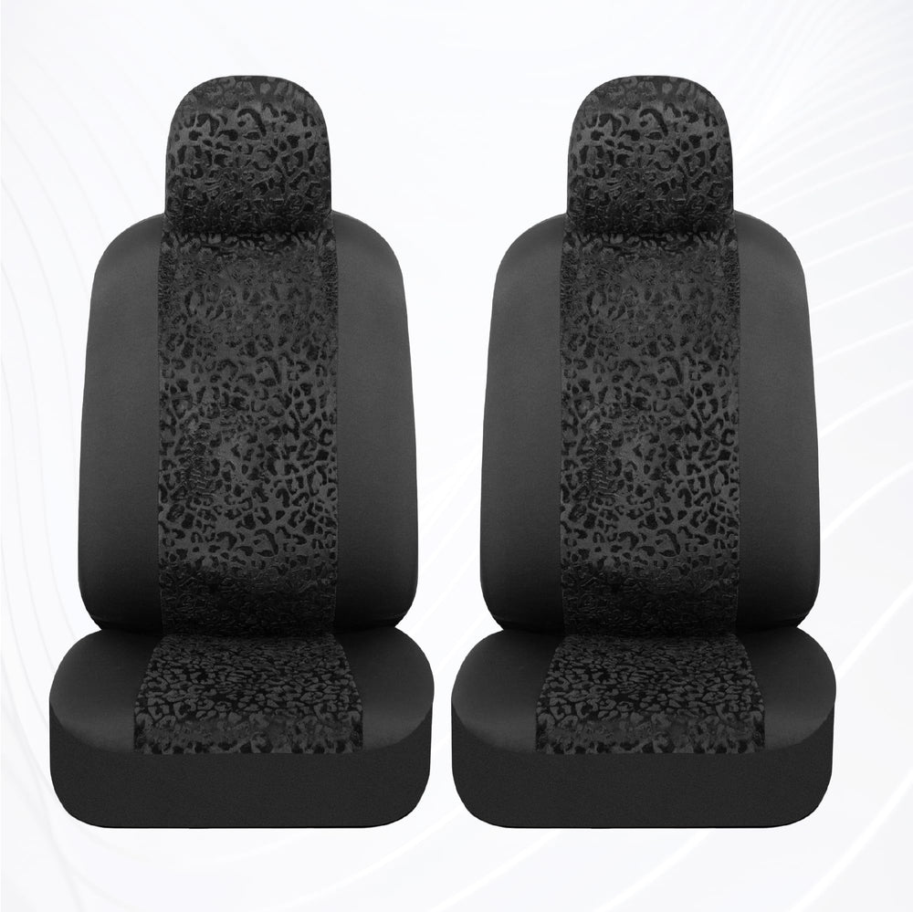 BDK Leopard headrest cover pair included with the kit