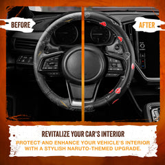 BDK durable leather protects the wheel from wear while adding bold style