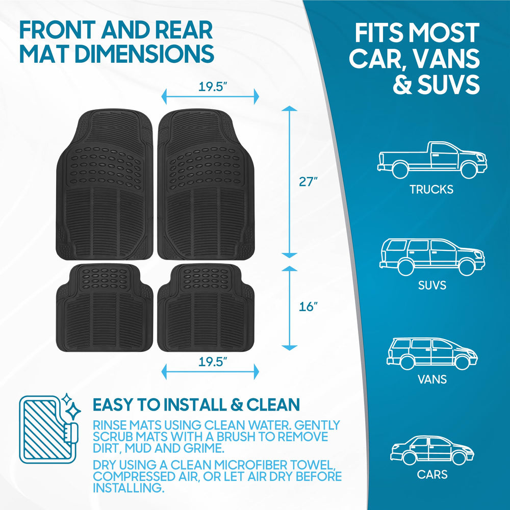 BDK waterproof liner resists stains for a fresh interior.