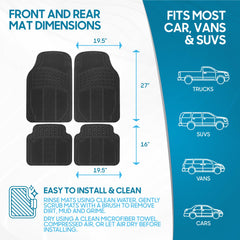 BDK waterproof liner resists stains for a fresh interior.