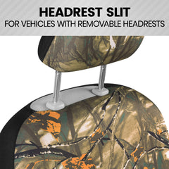 BDK Hunter Camo headrest covers complete the rugged look