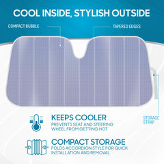 BDK Lavender Shine UV ray blocking feature protects dashboards and electronics
