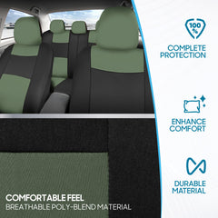 BDK PolyPro breathable material in green-on-black keeps you cool.