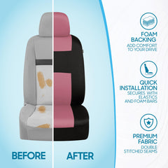 BDK PolyPro pink on black interior shot emphasizing breathable material.