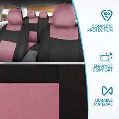 BDK PolyPro pink on black stitching detail highlights two-tone design.
