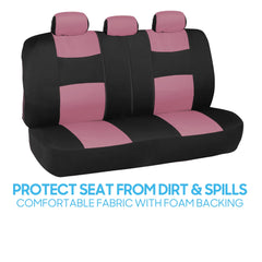 BDK PolyPro pink on black universal fit illustration for many vehicles.