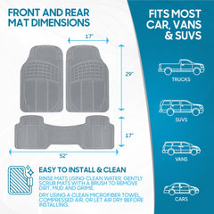 BDK ProLiner easy-cleaning surface wipes clean with soap and water.