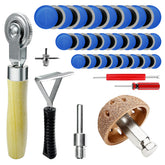 BDYAQGC 42mm tungsten buffing wheel for tire surface prep and patch adhesion.
