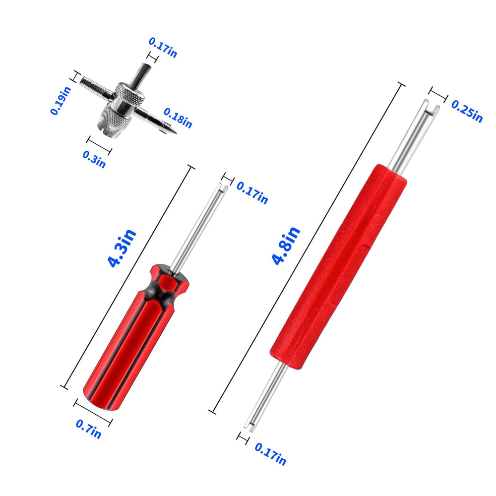 BDYAQGC valve core tools, single and double heads for quick maintenance.