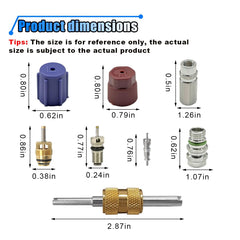 BDZMC high-pressure valve in use for automotive A/C service