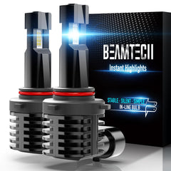 BeamTech 9005 fog light bulb, fanless design for quieter driving and stable performance