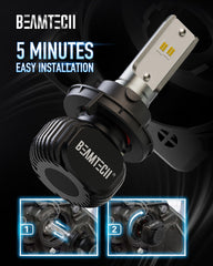 BEAMTECH CANBUS-ready bulbs minimize dashboard error codes during installation.
