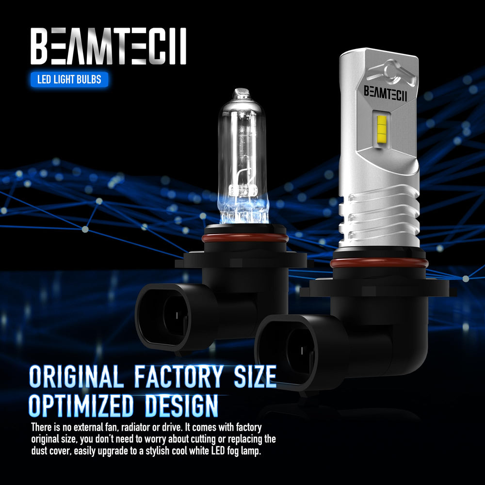 BEAMTECH H10 bulb featuring CSP chips delivering 800 lumens for fog driving