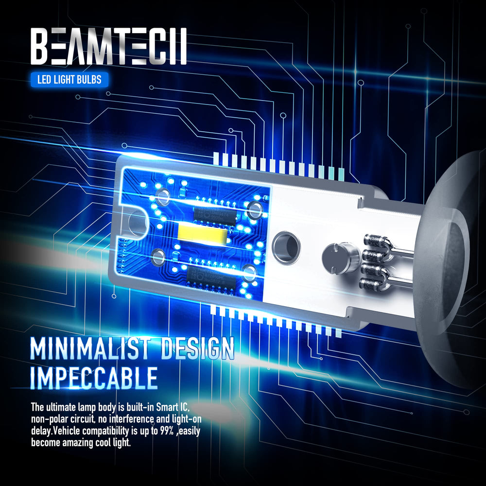 BEAMTECH H10 plug-and-play, non-polarity design eases installation