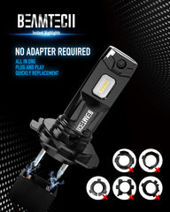 BeamTech H7 fanless fog light for quiet operation.