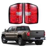BeamTrack tail light assembly left driver-side with bulbs included for Silverado