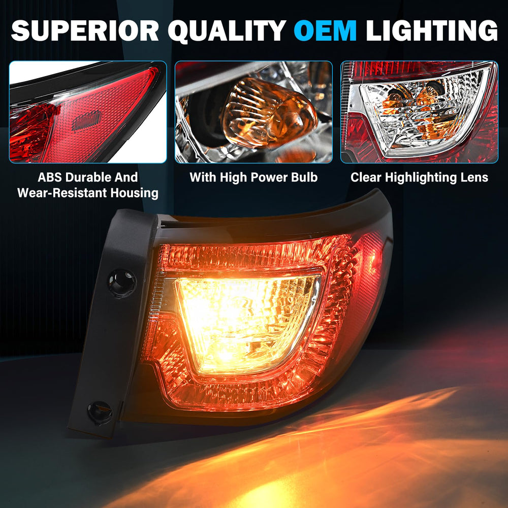 BeamTrack tail light housing close-up highlighting robust seal.