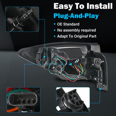 BeamTrack tail light running light mode for daytime visibility.