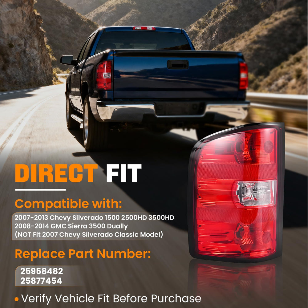 BeamTrack brake signal tail light for Silverado, enhancing rear visibility