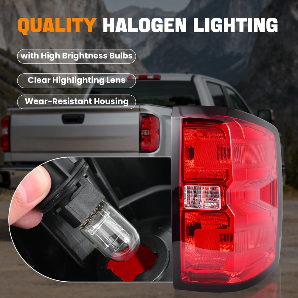 Waterproof seals on BeamTrack tail light ensure performance in rain and snow