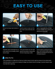 Beanewone knife and valve-stem tool for versatile roadside maintenance