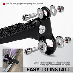 Bearolne anti-slip grooves detail for secure footing on wet or rough roads