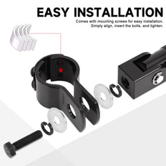 BEAROLNE M8 foot pegs come with clamps and gaskets for secure fit
