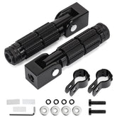 BEAROLNE M8 foot pegs wide-fitment showcase universal mounting and enhanced grip