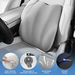 BEBAS washable cover stays cool and fresh during trips.