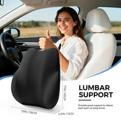 BEBAS memory foam back cushion close-up of soft, supportive foam