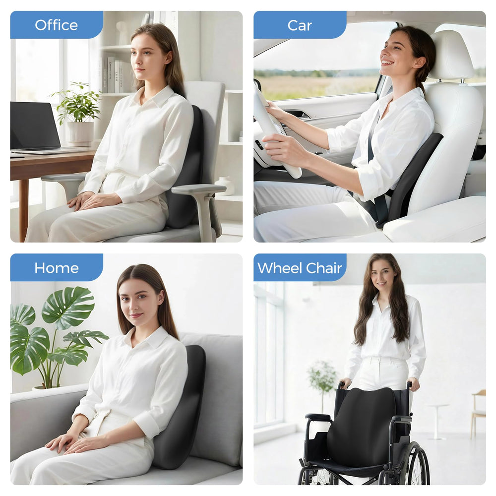 BEBAS versatile lumbar support for car and chair use