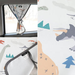 Bebedeco foldable sunshade stored compactly after use on the go.