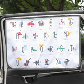 bebedeco magnetic sun shade on side window for quick sun protection