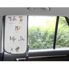 bebedeco side-window sun shade curtain with magnets keeps cabin cooler