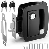 BEBOBLY RV door lock with aluminum latch offers durable protection for your camper.