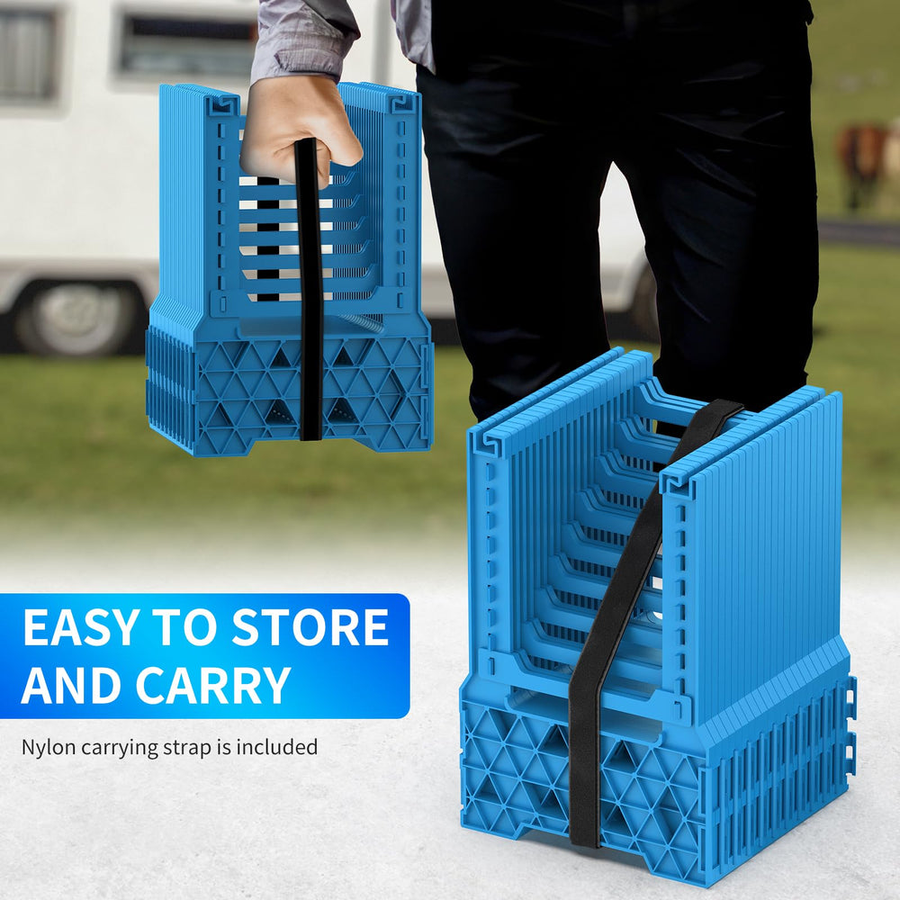 BEBOBLY foldable storage with carry strap ready for travel