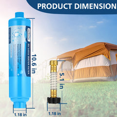 Beckacher KDF and GAC filtration reduces chlorine and odors for fresher water.
