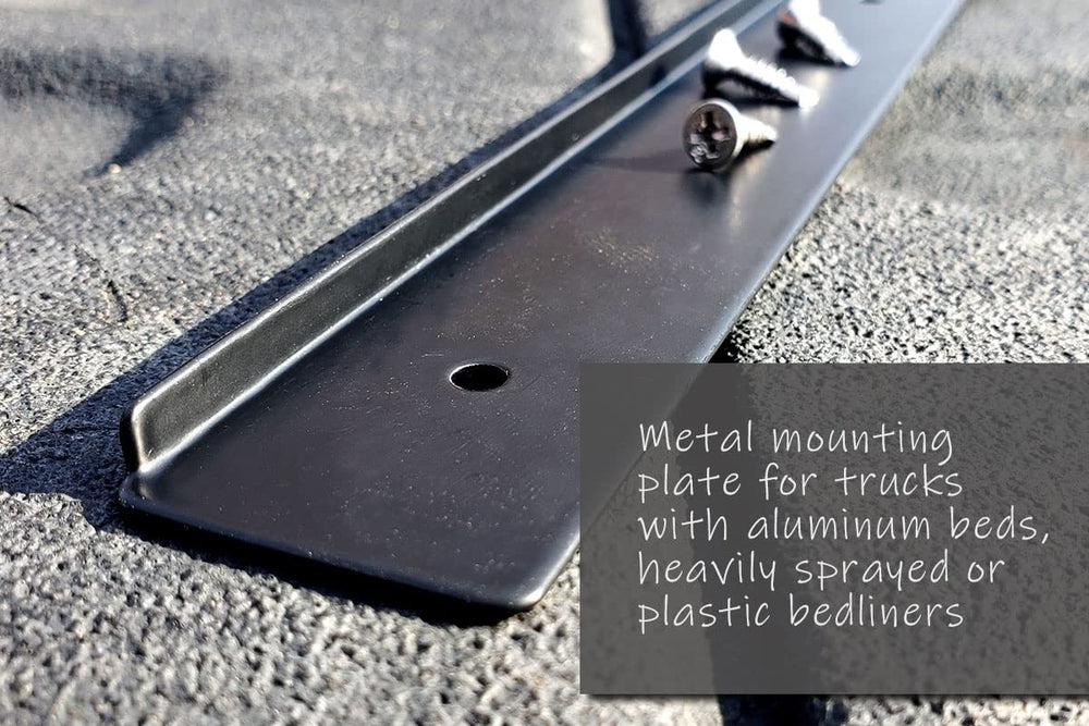 Bed Buddi magnetic bedliner mount showing universal compatibility.
