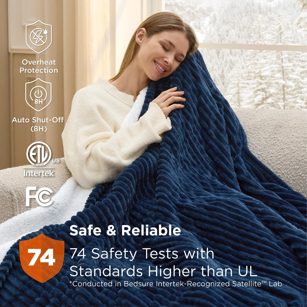 Bedsure GentleSoft stitching detail emphasizes durability and long-lasting comfort.