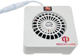Beech Lane 12V RV fridge fan wiring view demonstrates constant power operation.