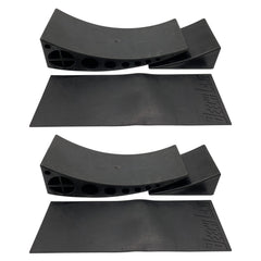 Beech Lane Camper Leveler 2-pack in use for quick, precise leveling.