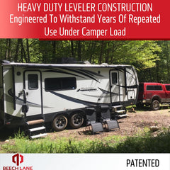 Beech Lane curved levelers 2-pack highlight precise, incremental adjustments on uneven surfaces.