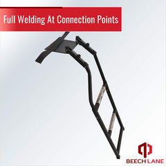 Beech Lane reinforced straps and heavy buckle keep ladder secure during use