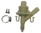 Beech Lane upgraded valve during Dometic 300 installation demonstrates easy replacement.