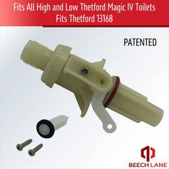 Beech Lane valve kit side view demonstrates compact fit for tight installation