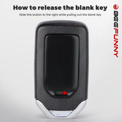Beefunny Honda Accord compact key design for a clean aftermarket look